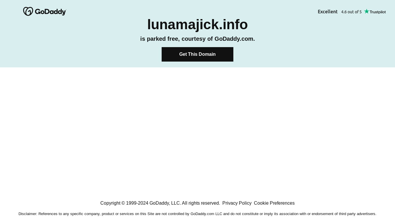 the desktop screenshot of lunamajick.info