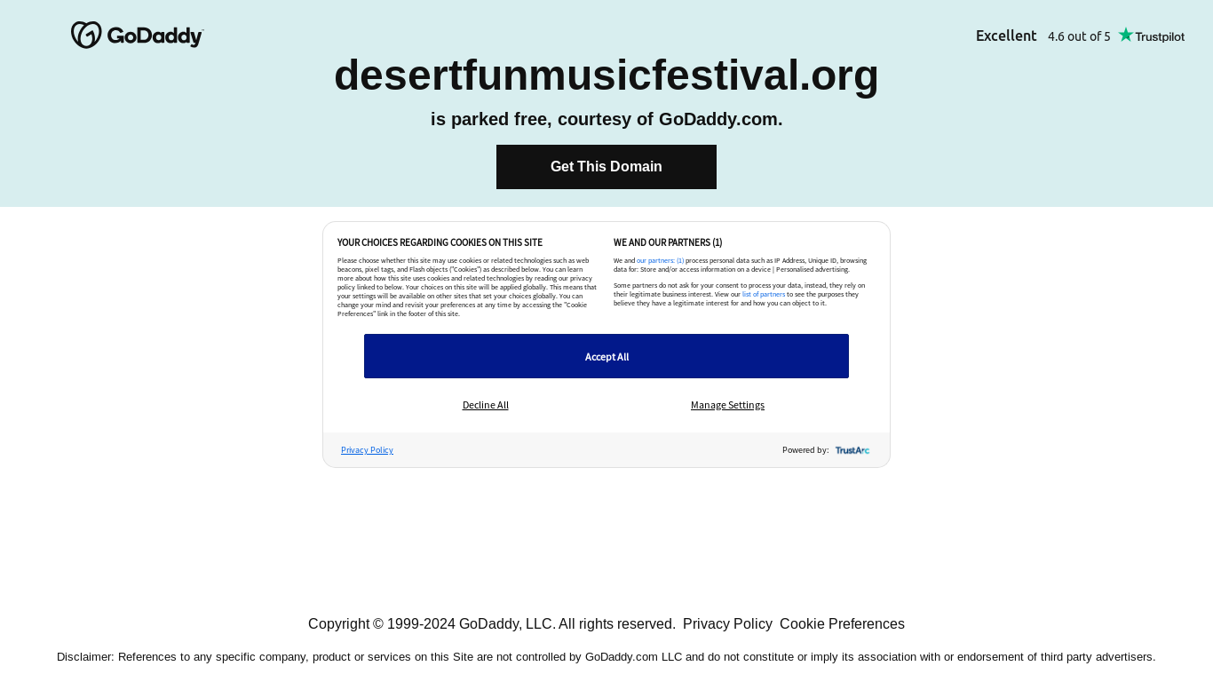 the desktop screenshot of desertfunmusicfestival.org