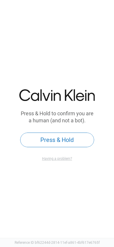 the mobile screenshot of www.calvinklein.us