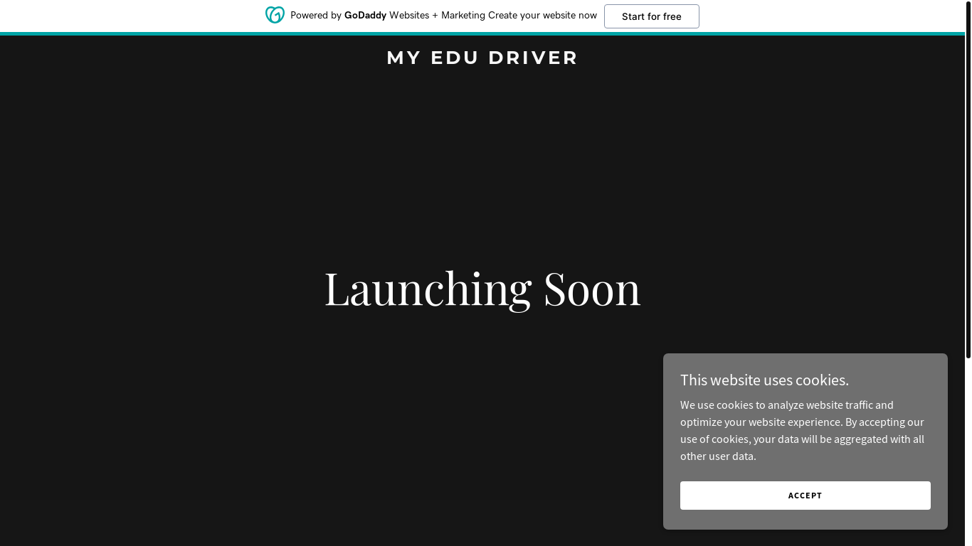 the desktop screenshot of myedudriver.com