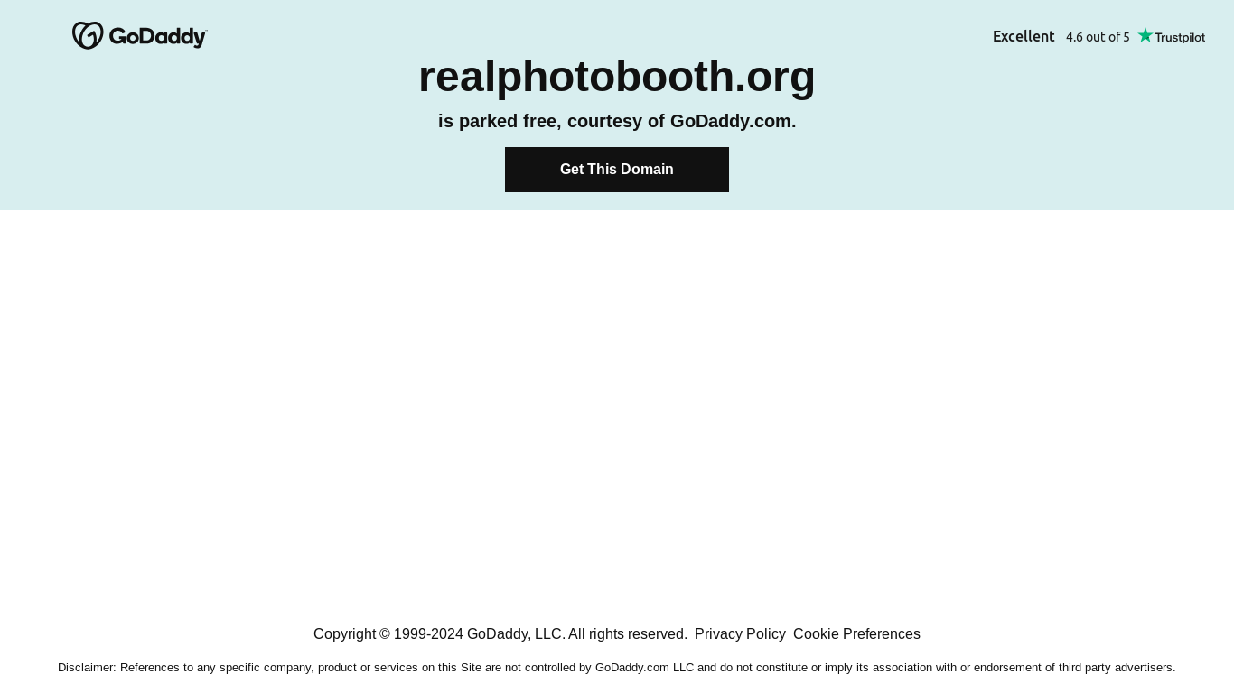 the desktop screenshot of realphotobooth.org