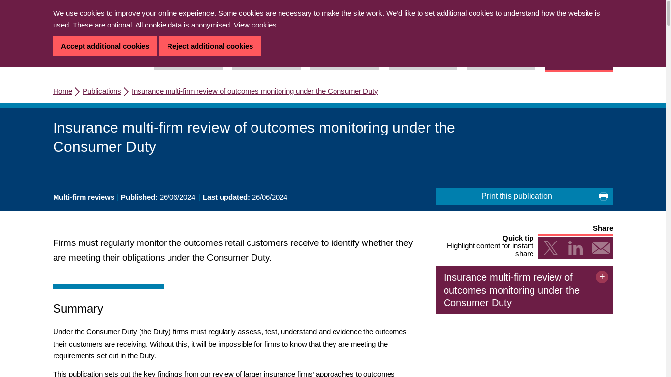 the desktop screenshot of www.fca.org.uk