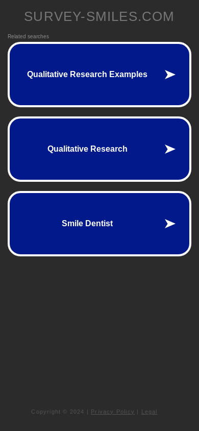 the mobile screenshot of survey-smiles.com