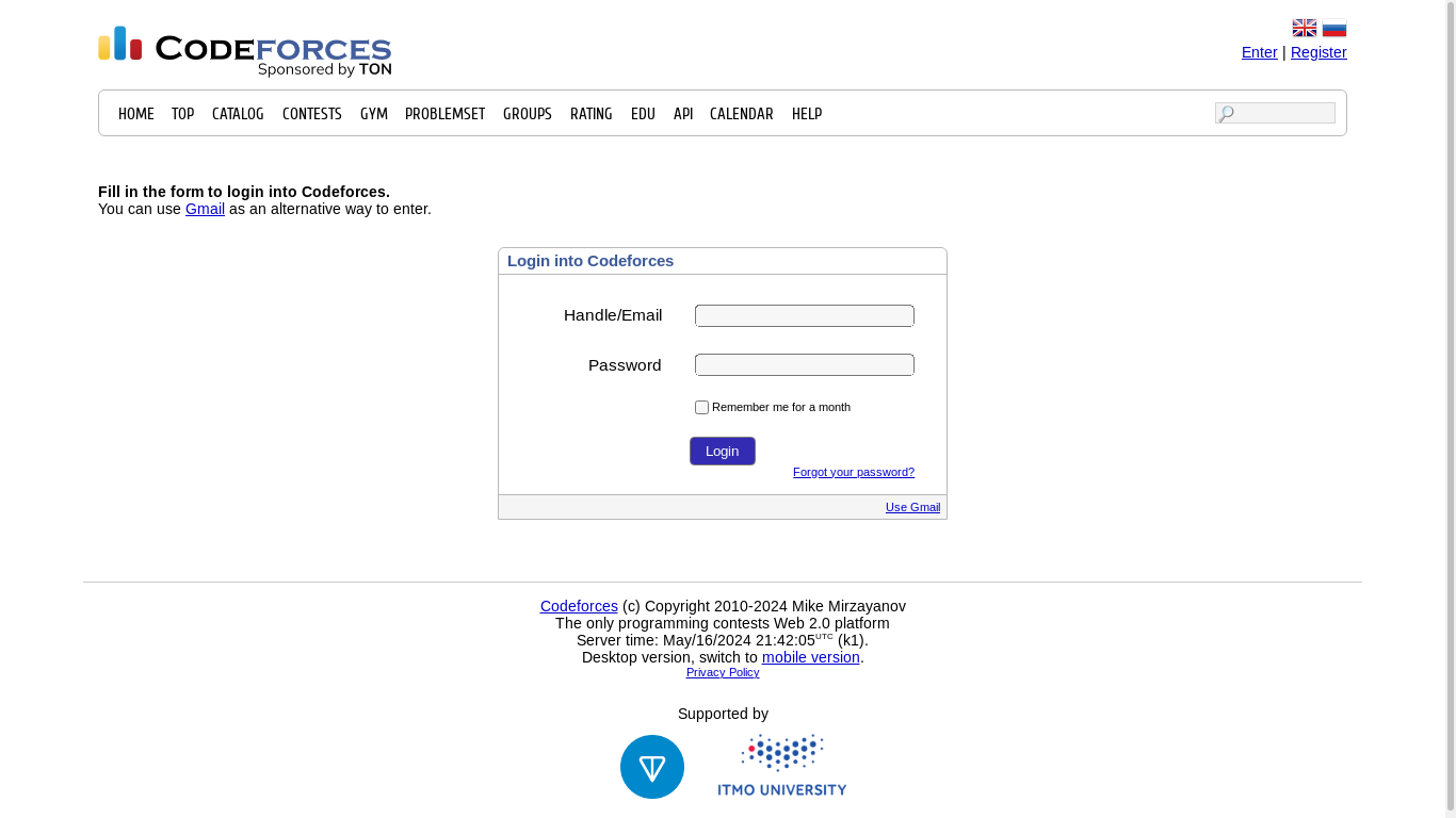 the desktop screenshot of codeforces.com