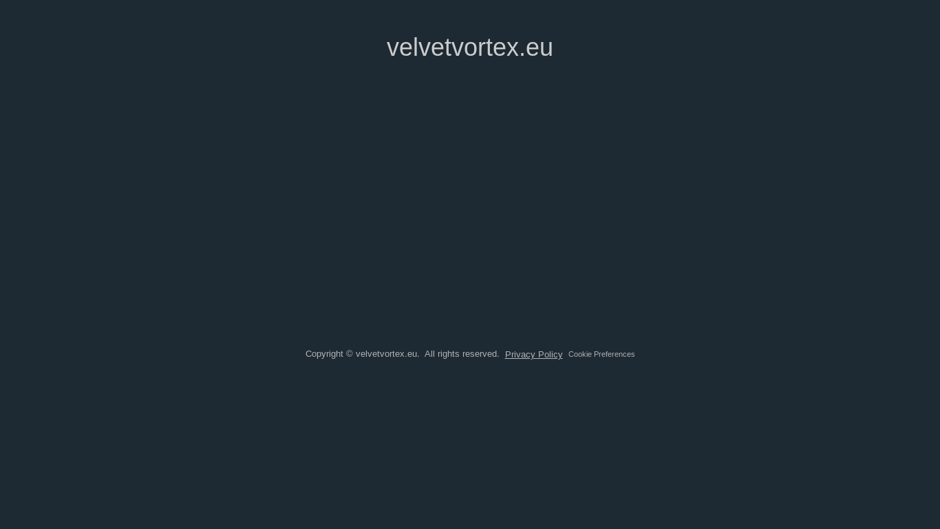 the desktop screenshot of velvetvortex.eu