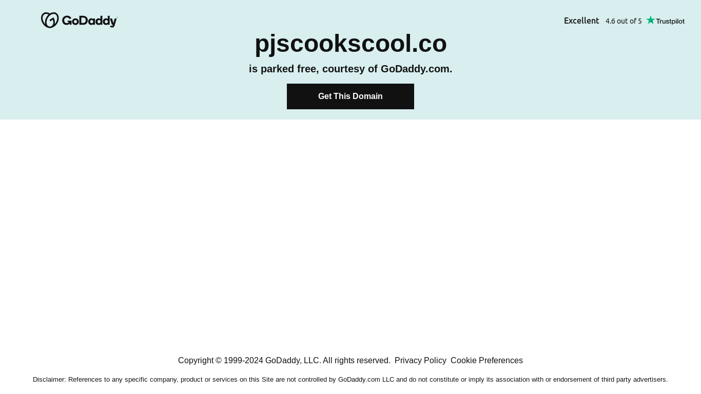 the desktop screenshot of pjscookscool.co