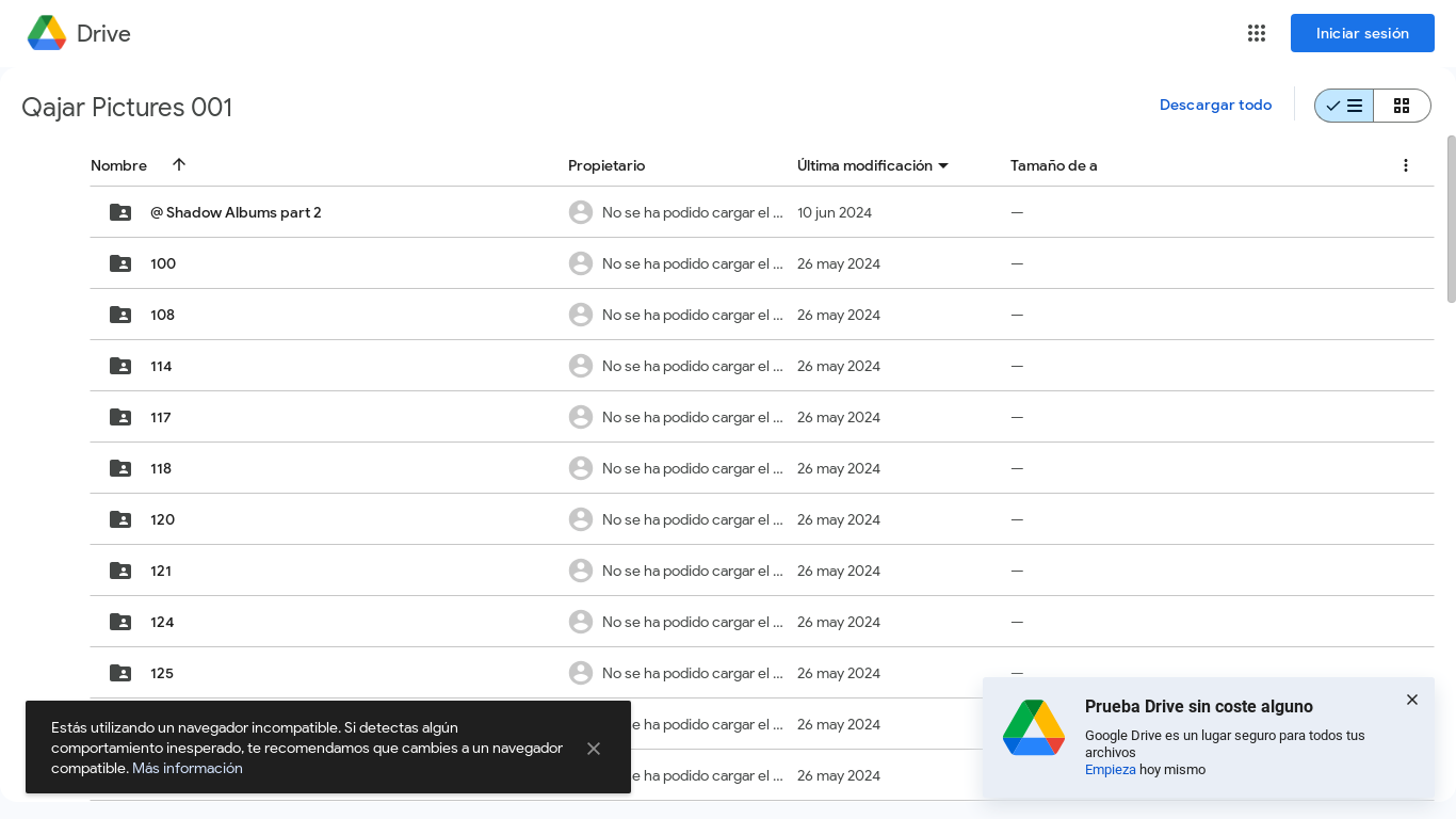 the desktop screenshot of drive.google.com