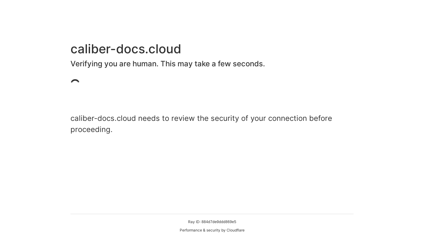 the desktop screenshot of caliber-docs.cloud
