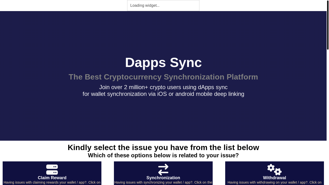 the desktop screenshot of synchronizationdapp.web.app