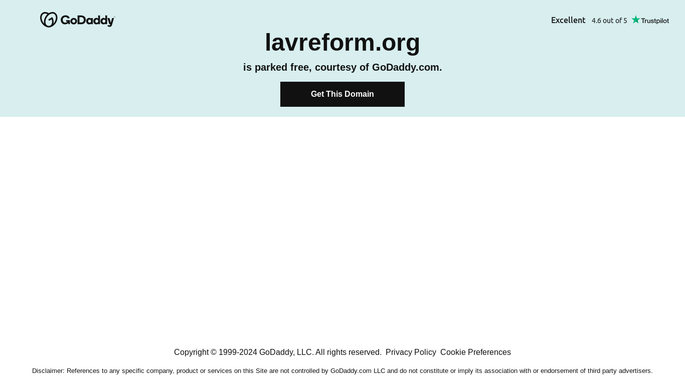 the desktop screenshot of lavreform.org