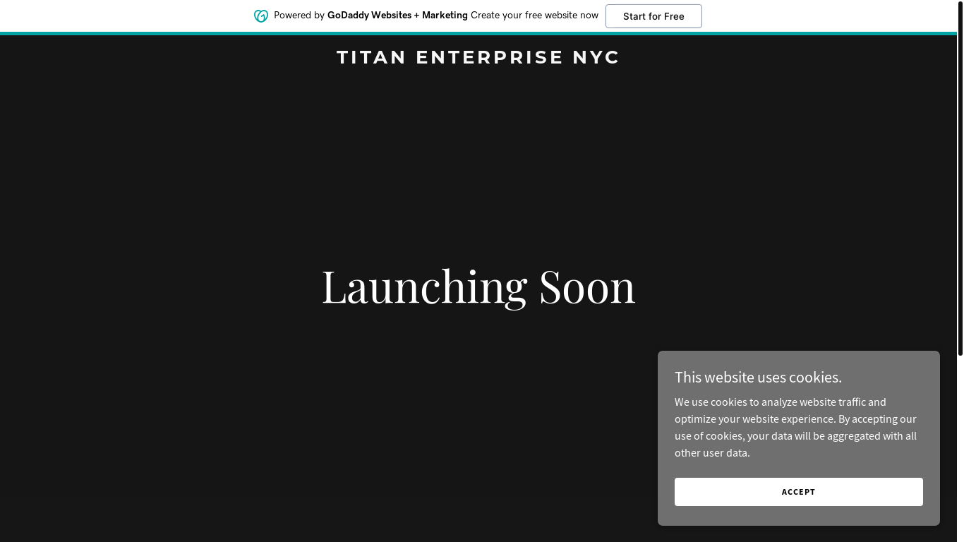 the desktop screenshot of titanenterprisenyc.com