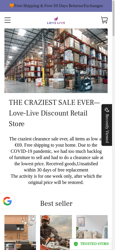the mobile screenshot of discount123.shop