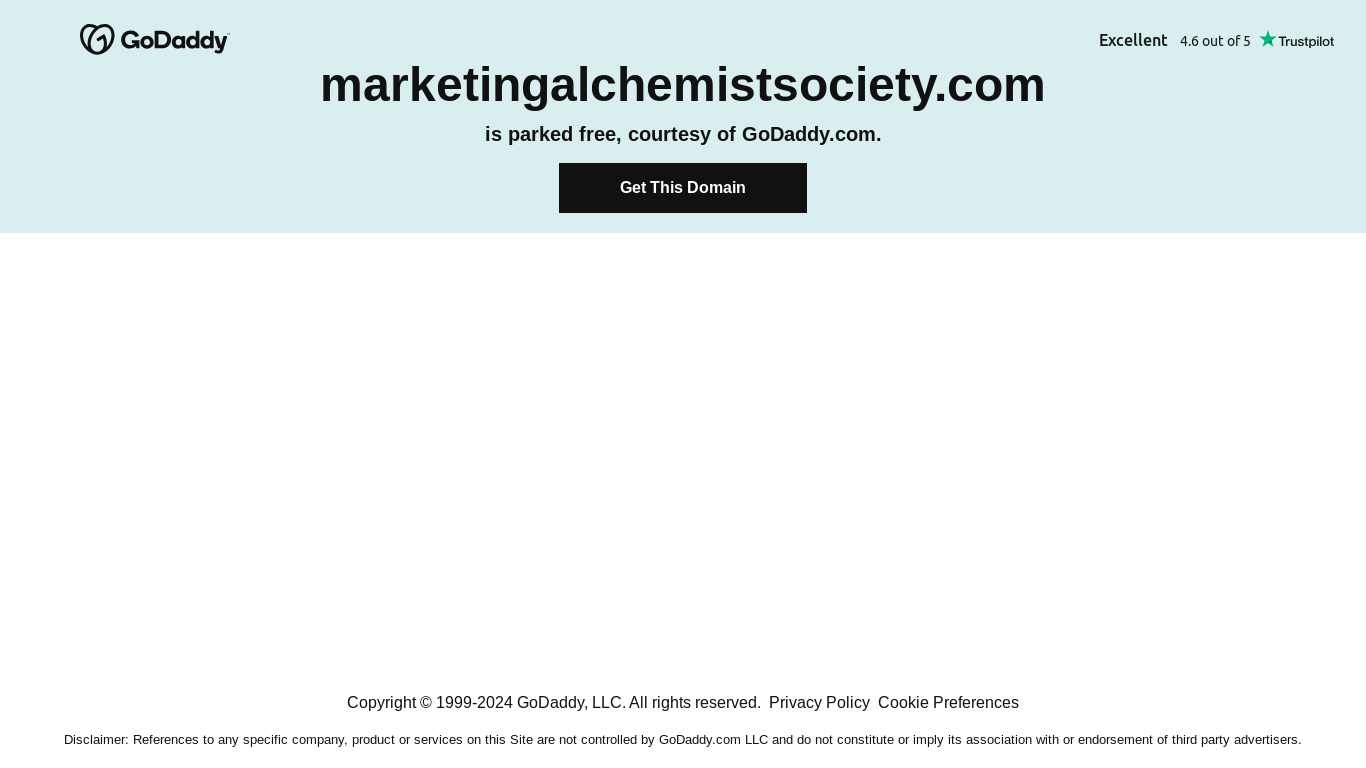 the desktop screenshot of marketingalchemistsociety.com