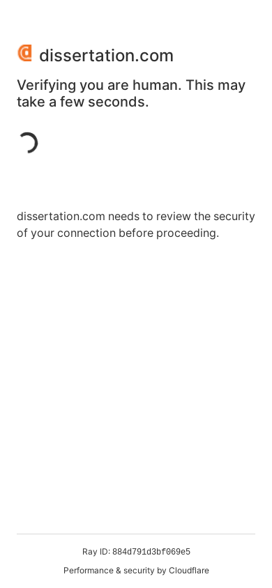 the mobile screenshot of dissertation.com