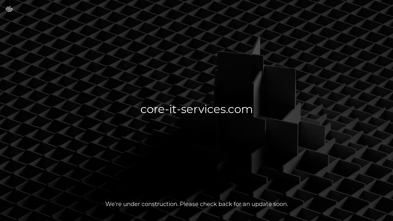 the desktop screenshot of core-it-services.com