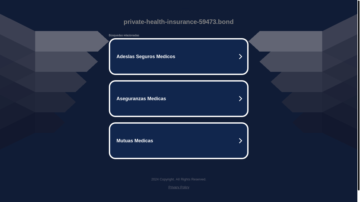 the desktop screenshot of private-health-insurance-59473.bond