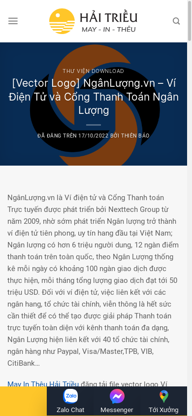 the mobile screenshot of haitrieu.com