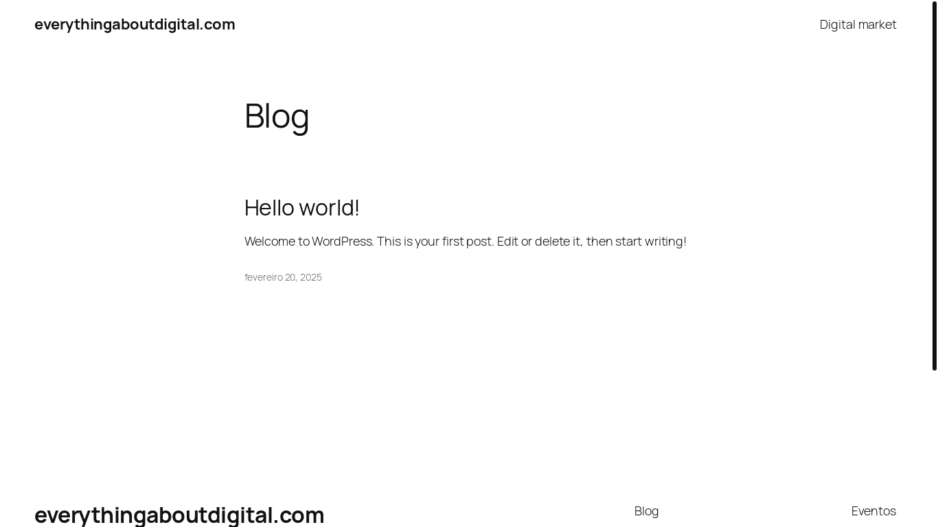 the desktop screenshot of everythingaboutdigital.com