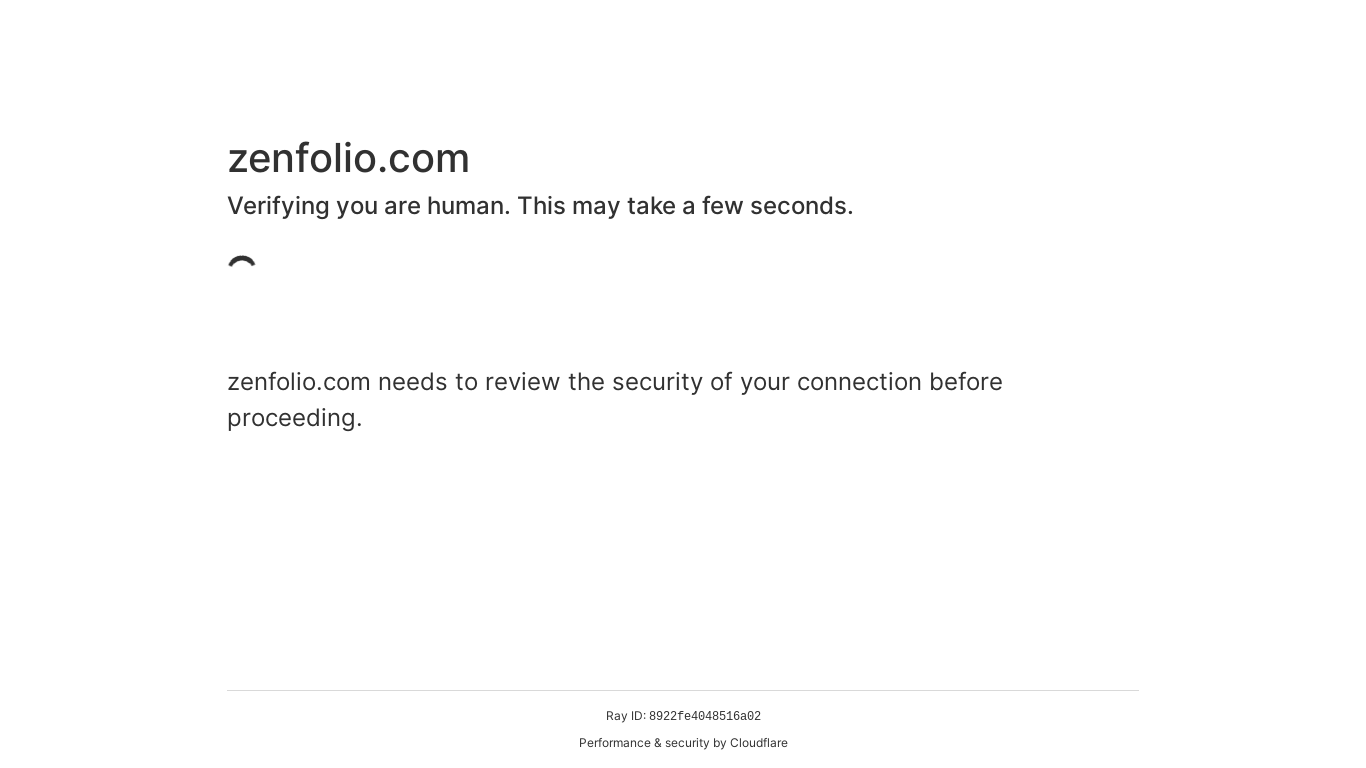 the desktop screenshot of zenfolio.com