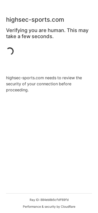 the mobile screenshot of highsec-sports.com