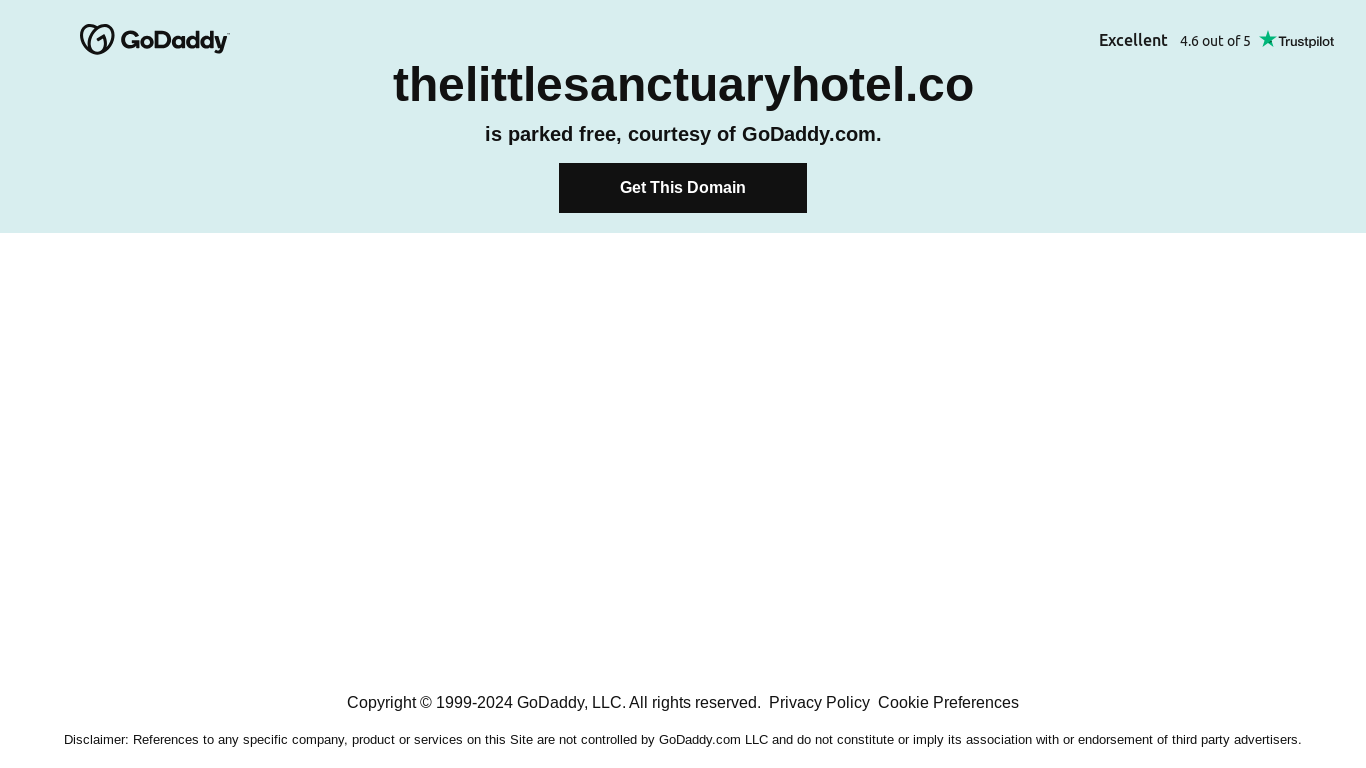 the desktop screenshot of thelittlesanctuaryhotel.co