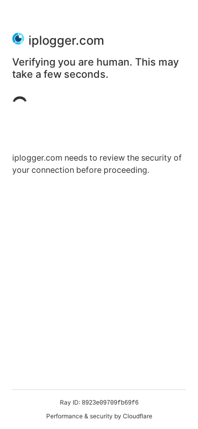 the mobile screenshot of iplogger.com