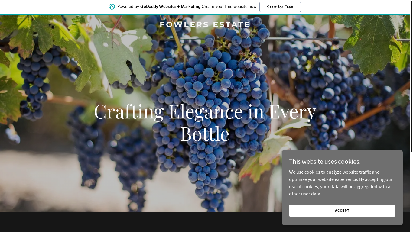 the desktop screenshot of fowlersestate.com