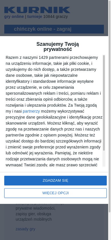 the mobile screenshot of www.kurnik.pl