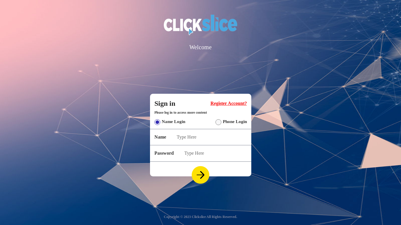 the desktop screenshot of clickslice-uk.com