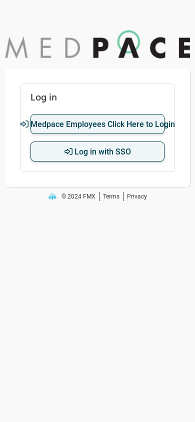 the mobile screenshot of medpace.gofmx.com