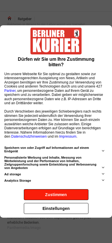 the mobile screenshot of www.berliner-kurier.de