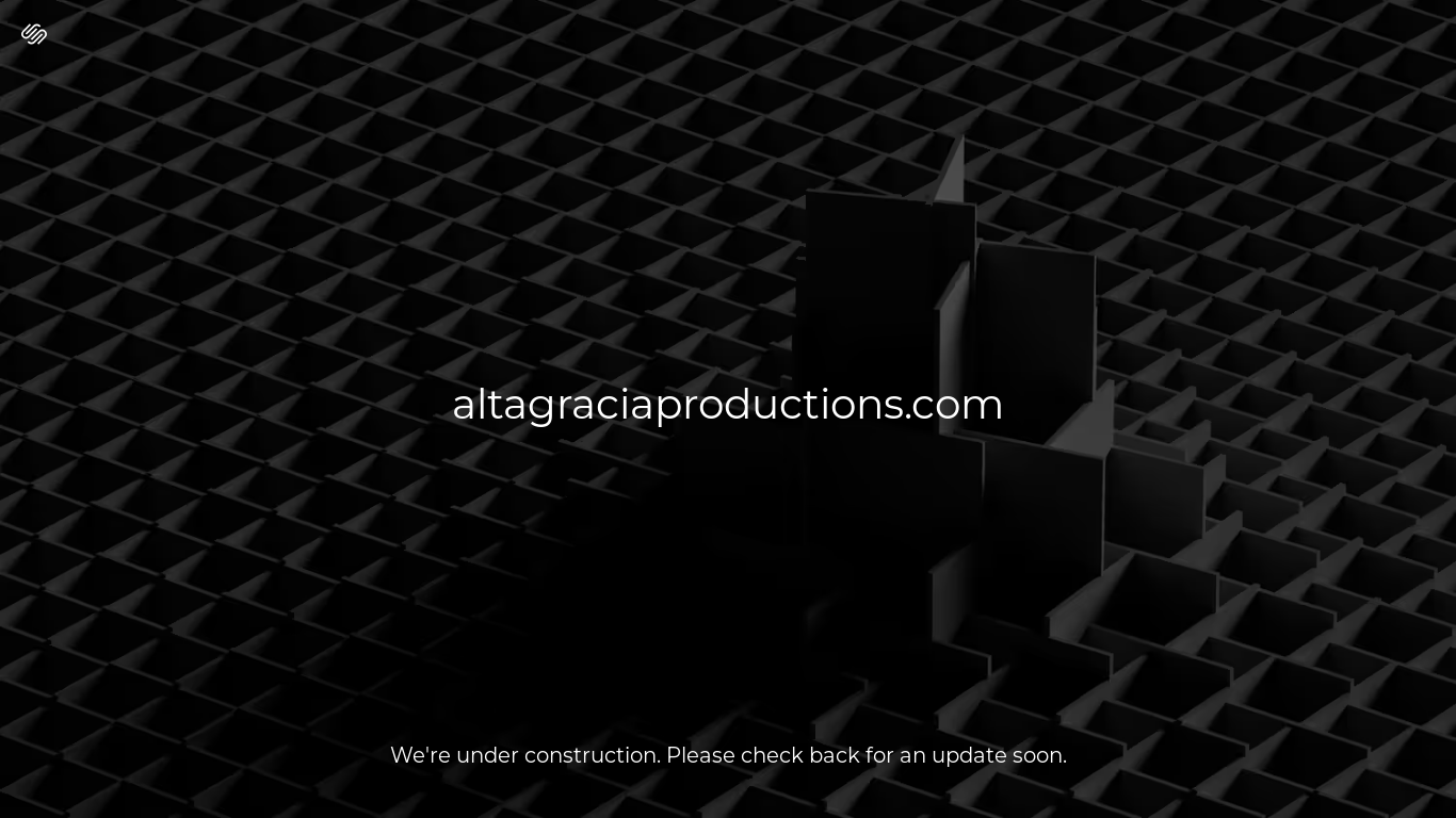 the desktop screenshot of altagraciaproductions.com